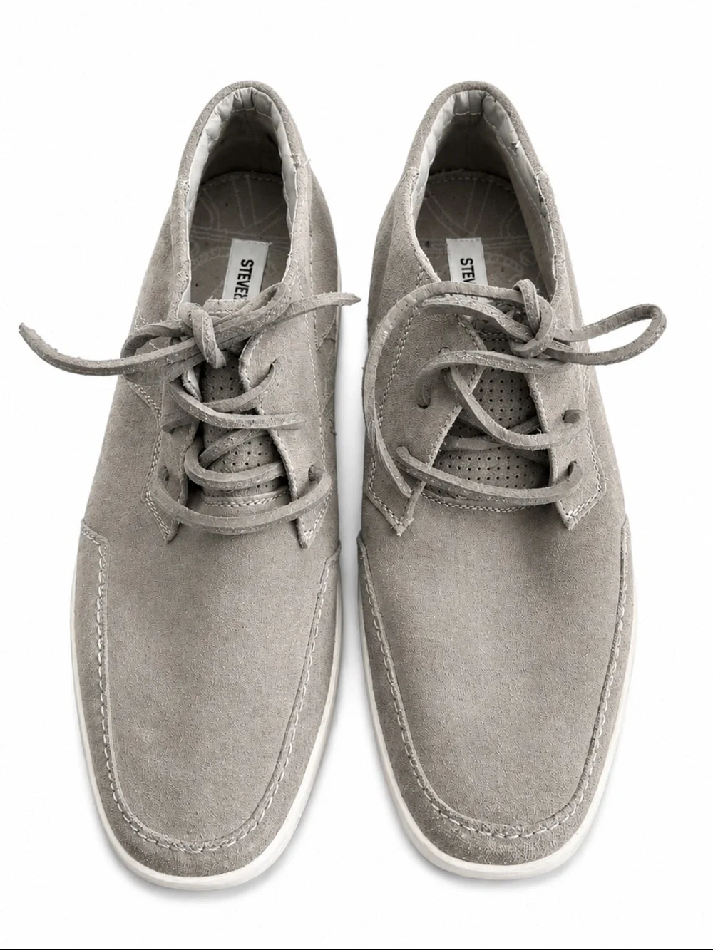 Steve Madden Francoo Taupe Suede Lace Up Casual Shoes Men’s Size 10